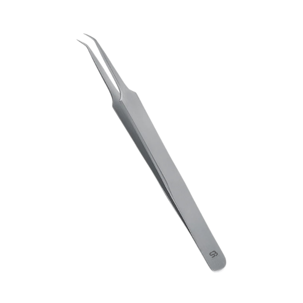 Long Tweezers with 45° Angle Tip