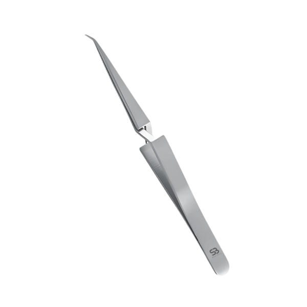 Cross Tweezer with 45° Angled Tip