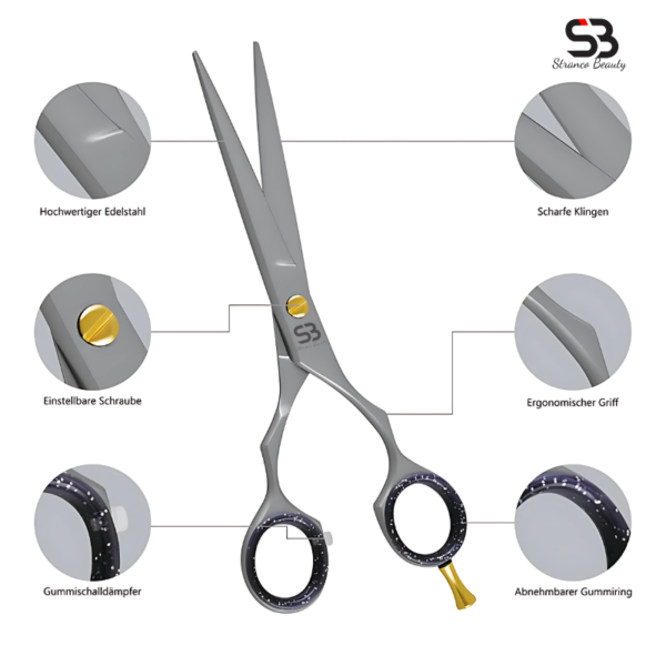 Hairdressing Scissors Ergo Classic Design - Image 7