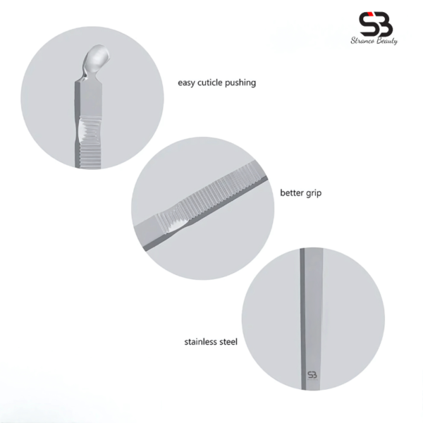 Curved Cuticle Pusher - Image 2