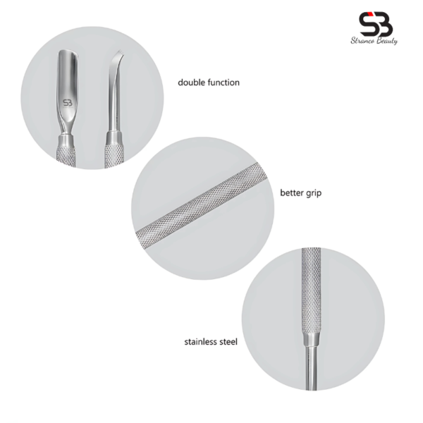 Curved Cuticle Pusher - Image 2