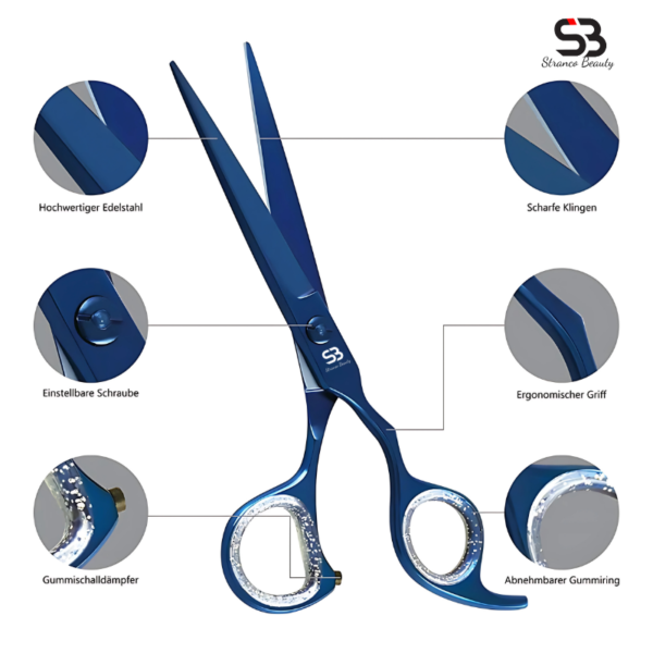 Hair Scissors Crane Ergo Design - Image 4