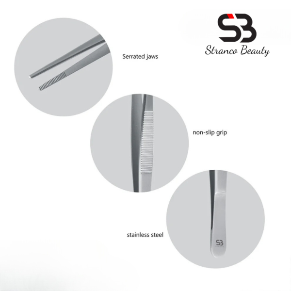 Straight Anatomical Tweezer - Image 2