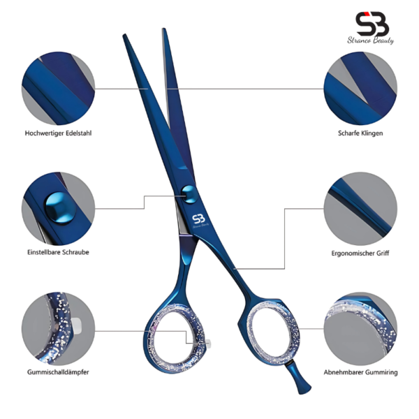 Hair Scissors Offset Design - Image 6