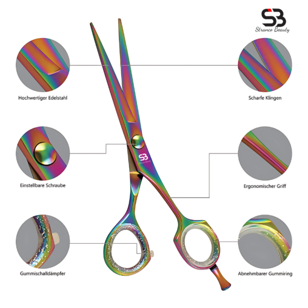 Hair Scissors Offset Design - Image 4