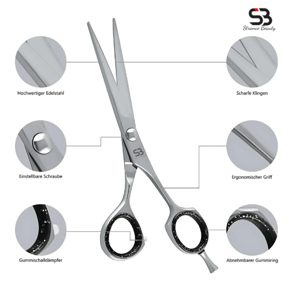 Hair Scissors Offset Design - Image 2