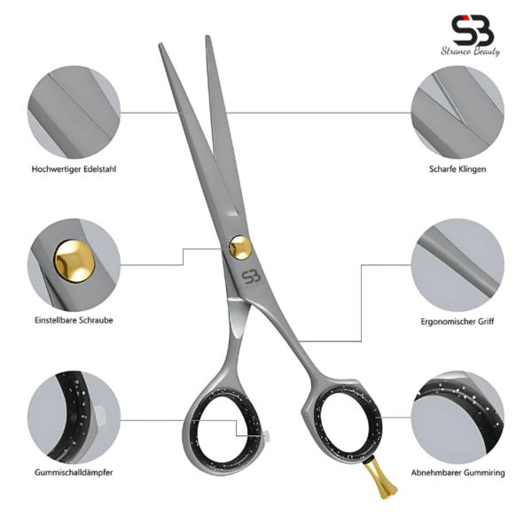 Hair Scissors Offset Design - Image 10