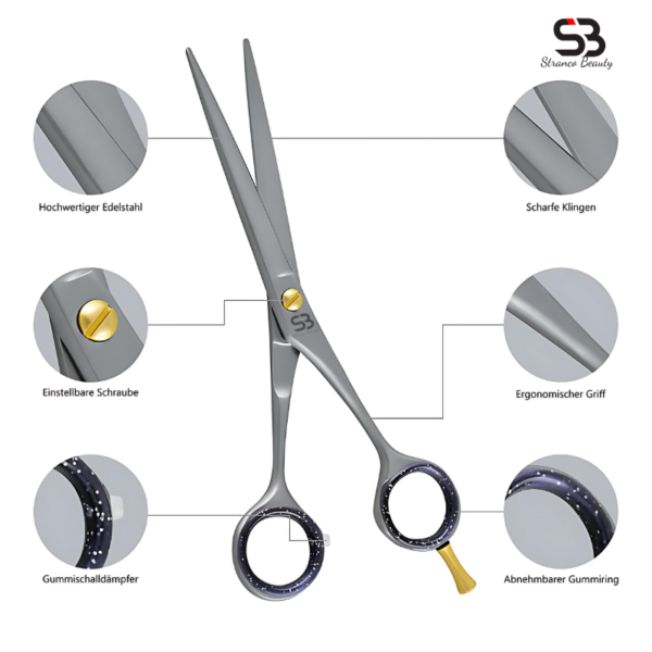 Hair Scissors Ergo Offset Design - Image 8