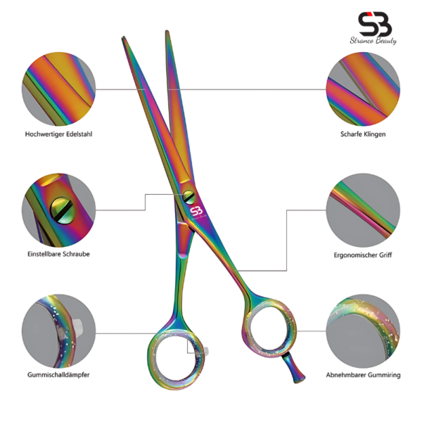 Hair Scissors Ergo Offset Design - Image 4