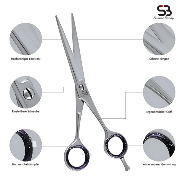 Hair Scissors Ergo Offset Design - Image 2