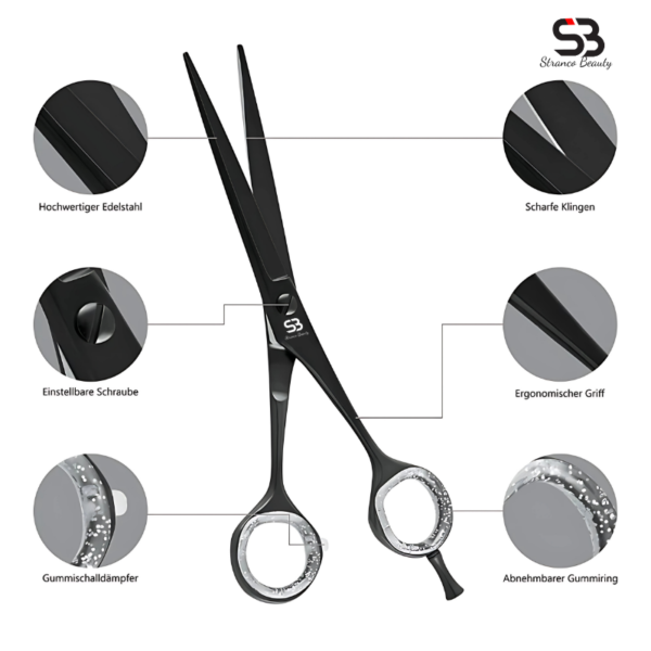 Hair Scissors Ergo Offset Design - Image 6