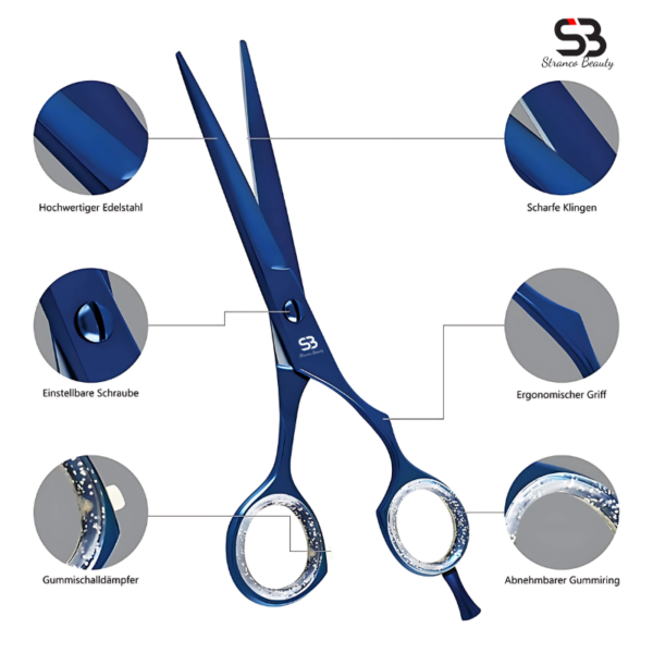 Hair Scissors Ergo Offset Design - Image 6