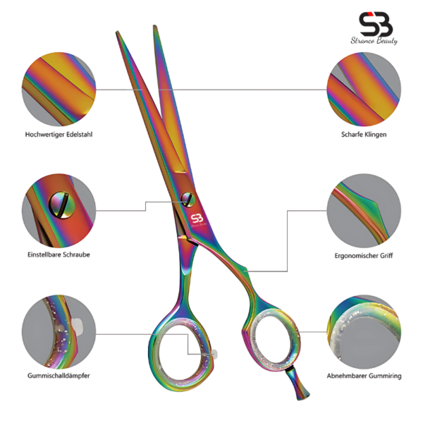 Hair Scissors Ergo Offset Design - Image 8