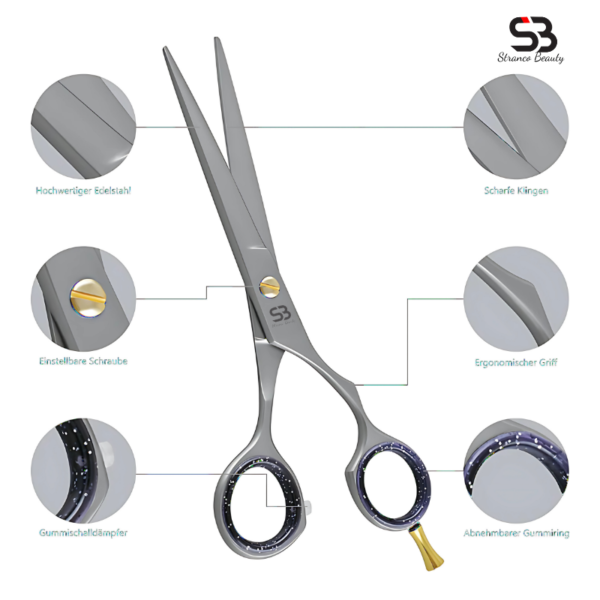 Hair Scissors Ergo Offset Design - Image 10