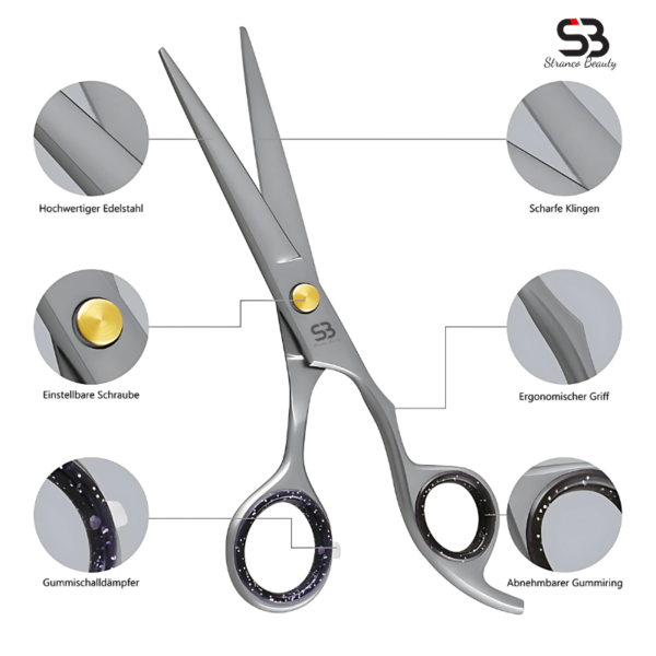 Hair Scissors Offset Design - Image 10