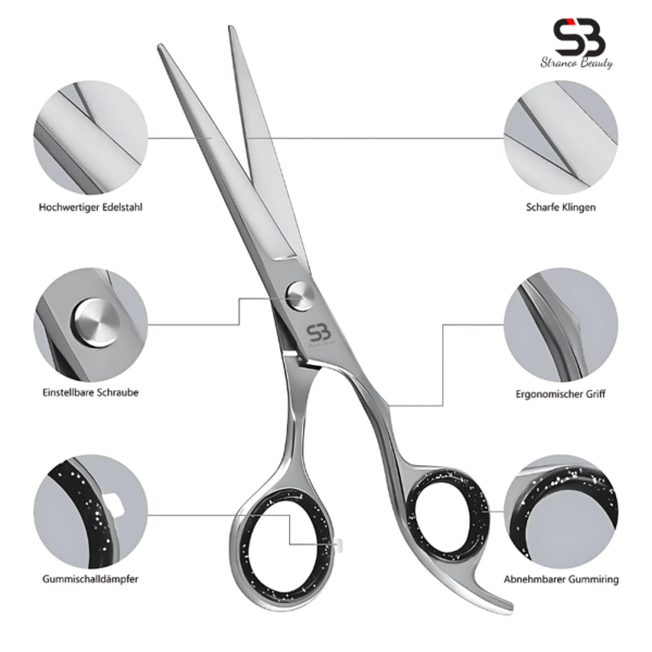 Hair Scissors Offset Design - Image 2