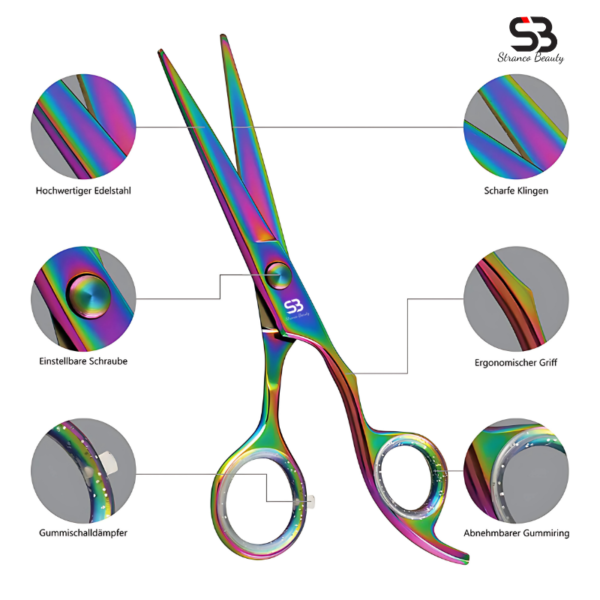 Hair Scissors Offset Design - Image 4